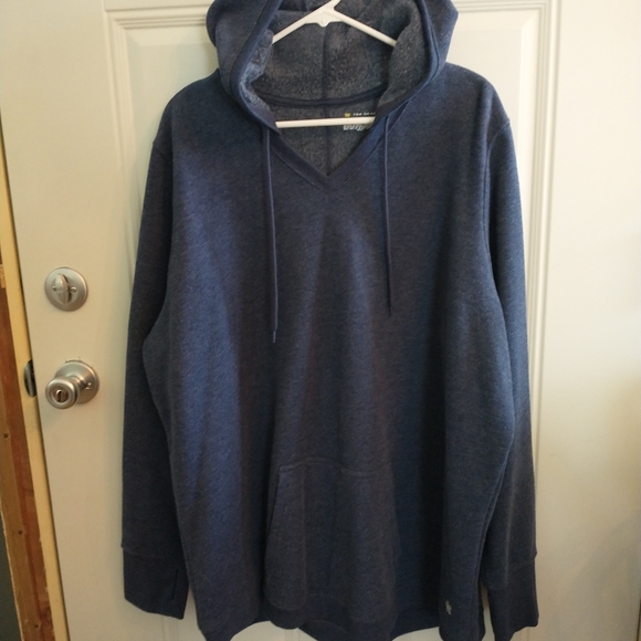 Tek Gear 3x V Neck Hoodie Navy 